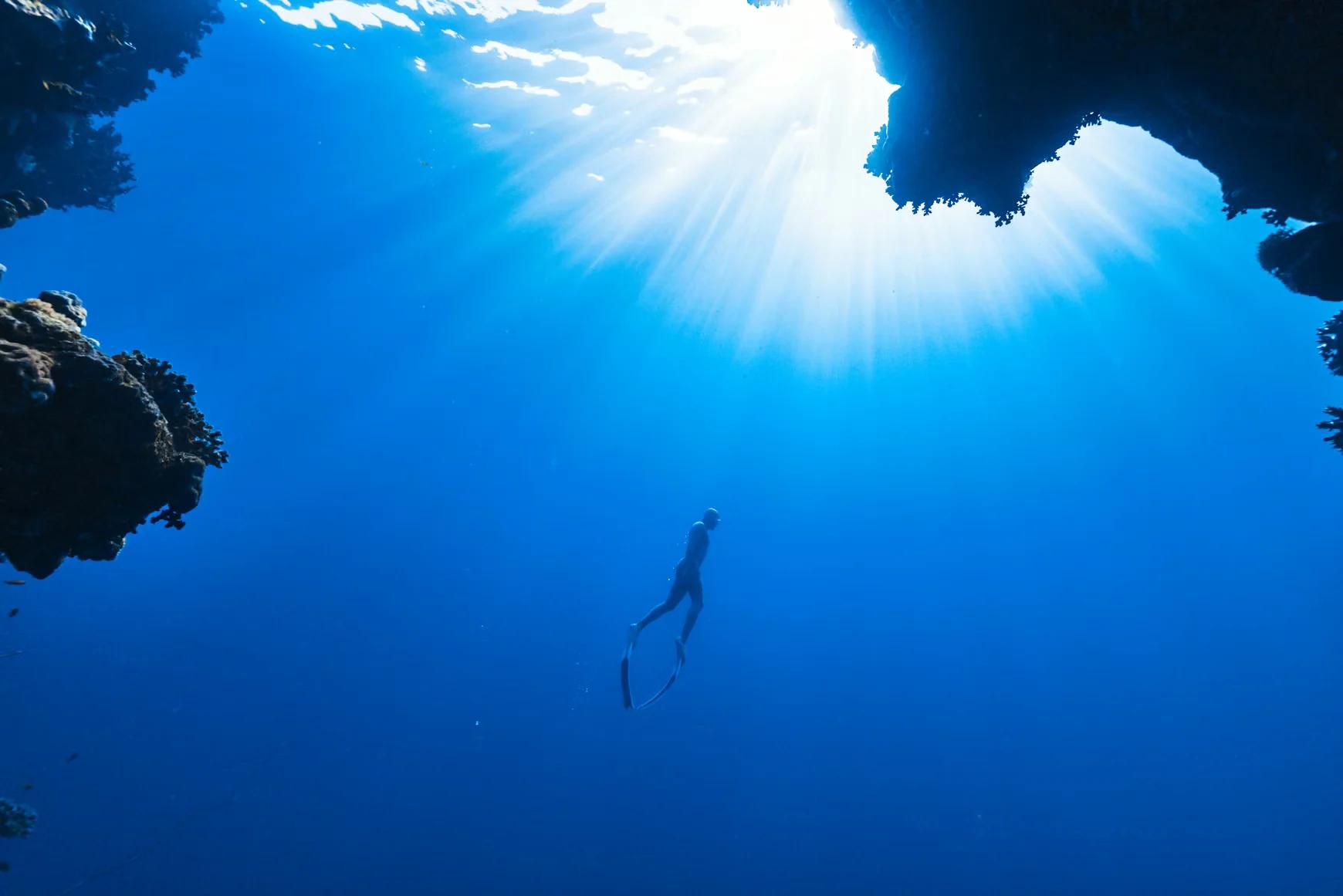 Freediving in Amorgos, Greece